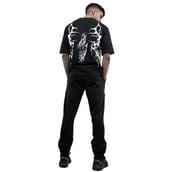 7 - Athflex Men's Relaxed Fit Dark Flex Oversized T-Shirt,  XXL  Black 