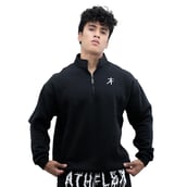 2 - Athflex Men's Relaxed Fit Dark Flex Pullover,  Black  Medium 