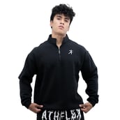 2 - Athflex Men's Relaxed Fit Dark Flex Pullover,  Black  Small 