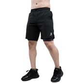 1 - Athflex Men's Nylon-Spandex Workout 2in1 Shorts,  XXL  Black 