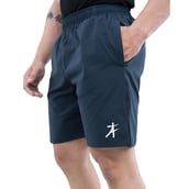 5 - Athflex Men's Regular fit Knee Length Velocity Slit Shorts,  XXL  Blue 