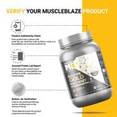 9 - MuscleBlaze Biozyme Gold 100% Whey,  2.2 lb  Monk Fruit Sweetened Chocolate Hazelnut