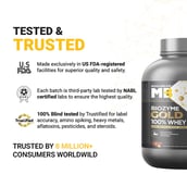 6 - MuscleBlaze Biozyme Gold 100% Whey,  4.4 lb  Monk Fruit Sweetened Chocolate Hazelnut