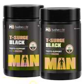 1 - MuscleBlaze T-Surge Black,  180 tablet(s)  Unflavoured (Pack of 2) 