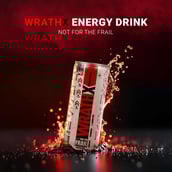 2 - MuscleBlaze WrathX Energy Drink,  250 ml  Sinful Sip (Pack of 6)