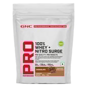 1 - GNC Pro Performance 100% Whey + Nitro Surge,  1 lb  Chocolate 