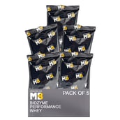 4 - MuscleBlaze Biozyme Performance Whey Protein Powder,  0.4 lb  Rich Chocolate Travel Pack (5x36g) sachets 