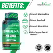 3 - NourishVitals Spirulina,  60 veggie capsule(s) 