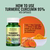 4 - Morpheme Remedies Turmeric Curcumin 95%,  60 capsules 