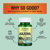 3 - Morpheme Remedies Arjuna (500mg),  60 veggie capsule(s) 