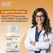 8 - INLIFE Ashwagandha (500 mg),  60 veggie capsule(s) 