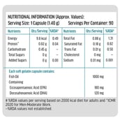 10 - HealthKart HK Vitals Fish Oil 1000mg with 180mg EPA and 120mg DHA, 90 capsules