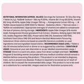 7 - HealthKart HK Vitals ACV 750 mg Effervescent,  60 tablet(s)  Watermelon