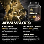 2 - PVL 100% Whey Isogold,  2 lb  Triple Milk Chocolate 