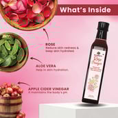 2 - Dr. Patkar's Rose Vinegar Infused with ACV,  250 ml  Natural 