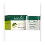2 - Biotique Bio Coconut Whitening & Brightening Cream,  50 g  Fairness 