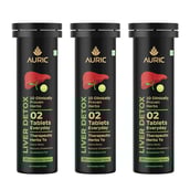 1 - Auric Liver Detox with 10 Ayurvedic Herbs Tangy Jamun,  60 tablet(s) 