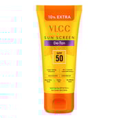 1 - VLCC De-Tan Sunscreen Gel Creme,  100 g  Carrot & Cucumber Extracts 
