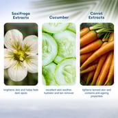 6 - VLCC De-Tan Sunscreen Gel Creme,  100 g  Carrot & Cucumber Extracts 