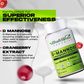 5 - Health Veda Organics D-Mannose + Cranberry Extract, 60 tablet(s)