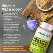 5 - Health Veda Organics Maca Root 800 mg,  60 veggie capsule(s) 