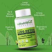 6 - Health Veda Organics Lung Detox with Vitamin C & Grape Seed Extract,  60 capsules 