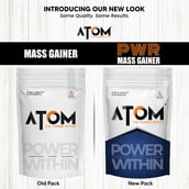 3 - AS-IT-IS Nutrition ATOM Mass Gainer,  2.2 lb  Banana 