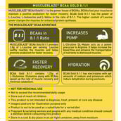 1 - MuscleBlaze BCAA Gold 8:1:1,  0.99 lb  60 Servings  Watermelon 