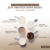 6 - TrueBasics Clean Whey Protein (Isolate + Concentrate),  0.39 lb  Chocolate Pack of 5 (35 g x 5)