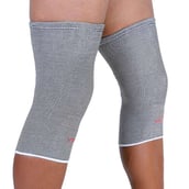 1 - SportSoul Premium Compression Knee Support Pack of 2, Black & White Small