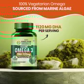 8 - Vlado's Himalayan Organics Vegan Omega 3 with DHA 1120mg,  60 veggie capsule(s) 