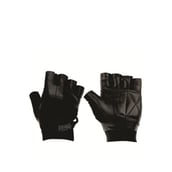 Lonsdale Leather Weight Lifting Gloves,  Black  Medium 