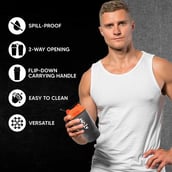 4 - AS-IT-IS Nutrition AS-IT-IS Shaker Bottle,  Black  470 ml 