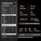 2 - AS-IT-IS Nutrition Whey Protein Concentrate 80%,  25 sachets/pack  Unflavoured 