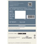 1 - MuscleBlaze Raw Whey Protein 80%,  4.4 lb  Unflavoured 