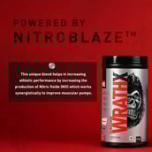 5 - MuscleBlaze Pre Workout WrathX,  1.12 lb  Fruit Fury 