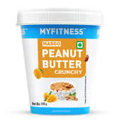 1 - Myfitness Peanut Butter Crunchy, 510 g Mango