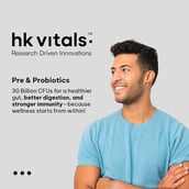 3 - HealthKart HK Vitals Pre and Probiotics,  60 capsules  Unflavoured