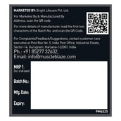 1 - MuscleBlaze Creatine Monohydrate CreAMP,  Citrus Blast  0.22 lb 