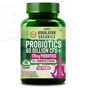 1 - Vlado's Himalayan Organics Probiotics 60 Billion CFU + 170mg Prebiotics,  60 veggie capsule(s)  Unflavoured (for Women) 