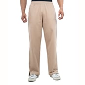 1 - Athflex Men's Straight Fit Classic Workout Pants,  Cream  Small 
