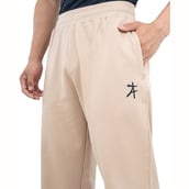6 - Athflex Men's Straight Fit Classic Workout Pants,  Cream  Medium 