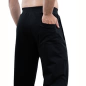 5 - Athflex Men's Straight Fit Classic Workout Pants, Black Large