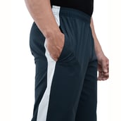 7 - Athflex Men's Lightweight Straight Fit Classic Stripe Pant, Navy Blue XL