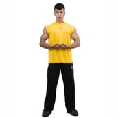6 - Athflex Men's Sleeveless Elevate Boxy Tank,  Small  Yellow 