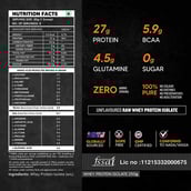 2 - AS-IT-IS Nutrition Whey Protein Isolate,  0.55 lb  Unflavoured 