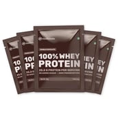 1 - HealthifyMe 100% Whey Protein, 5 sachets/pack Double Chocolate