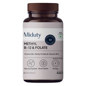 1 - Miduty Methyl B-12 & Folate,  100 chewable tablet(s)  Unflavoured 