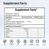 5 - Miduty Calcium Alpha-KetoGlutarate (Ca-AKG),  60 capsules  Unflavoured 