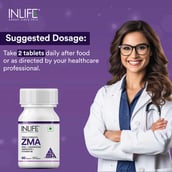 7 - INLIFE ZMA (Zinc Magnesium Aspartate & Vitamin B6),  60 tablet(s)  Unflavoured 